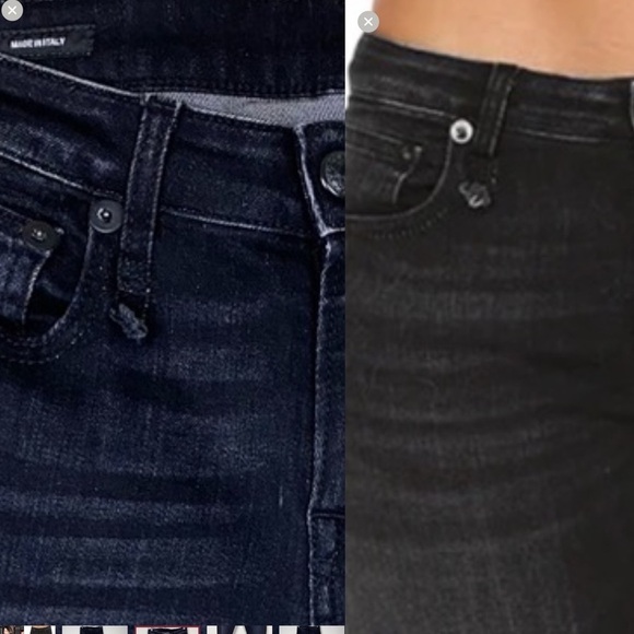 R13 Kate Skinny Angled Hem Jeans - Picture 14 of 16